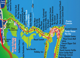 Cancun Map